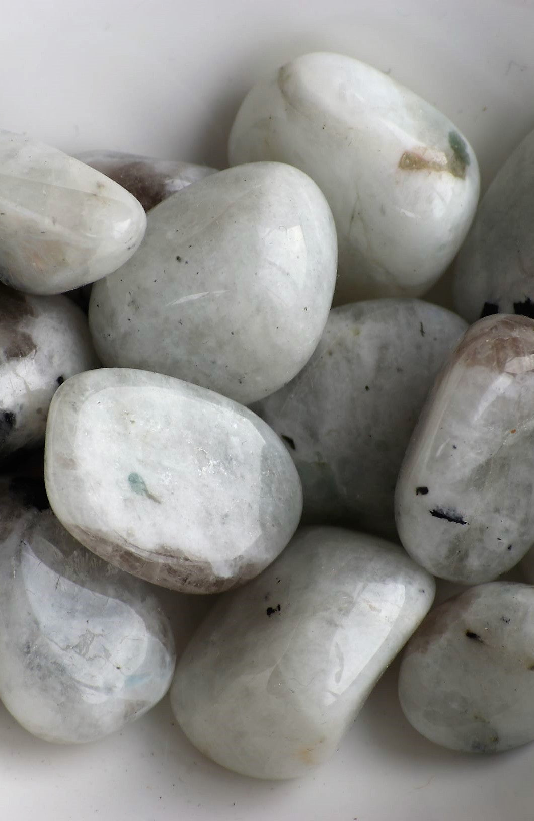 Rainbow Moonstone AA Tumbled Stone